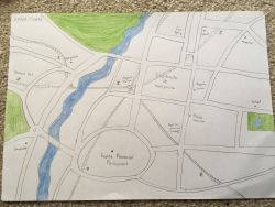 Map of major streets of Annatown