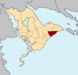 Haebam Province (red) in Haesan