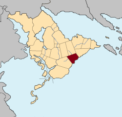 Ryujang Province (red) in Haesan